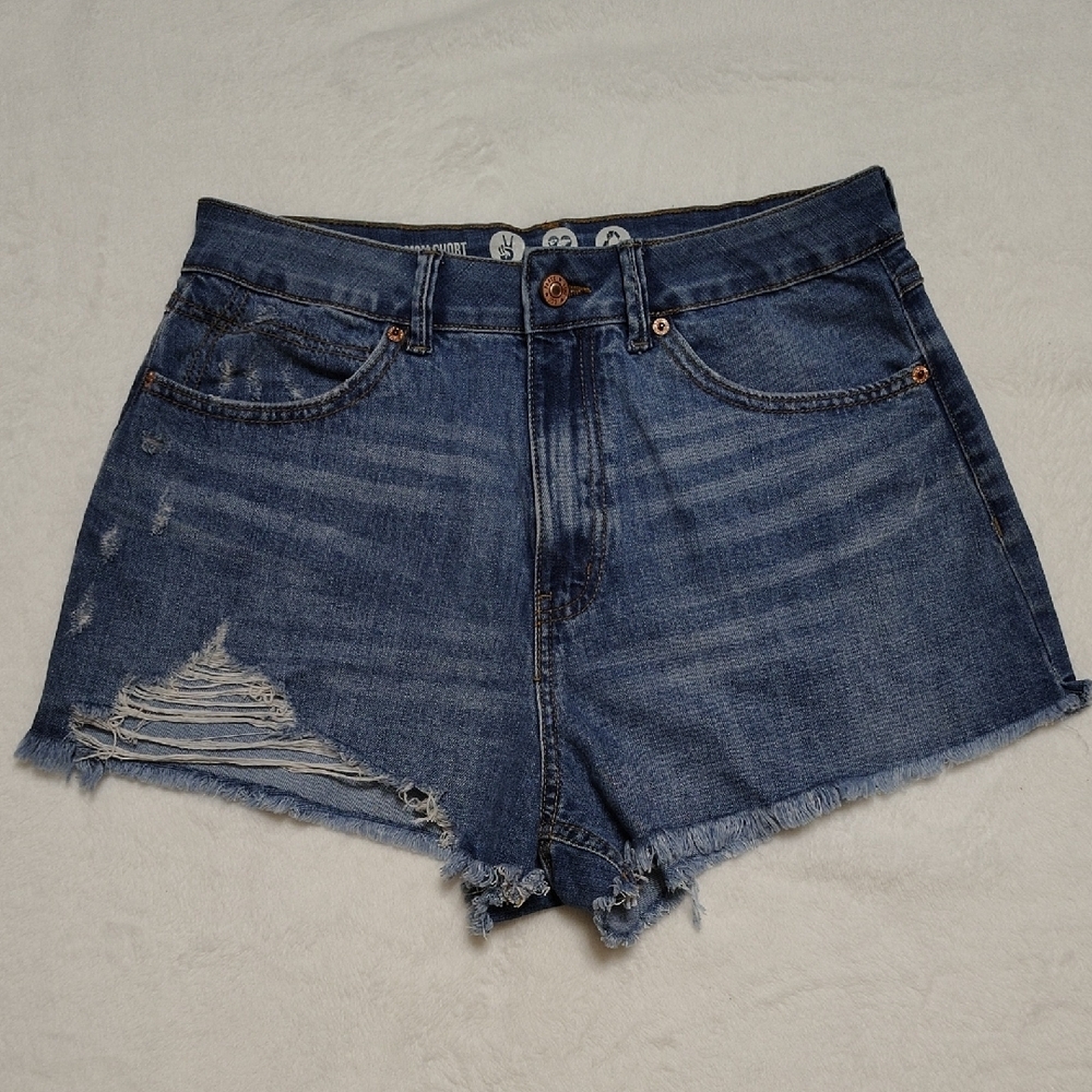 Peace Love Eco Women's Blue Denim Shorts